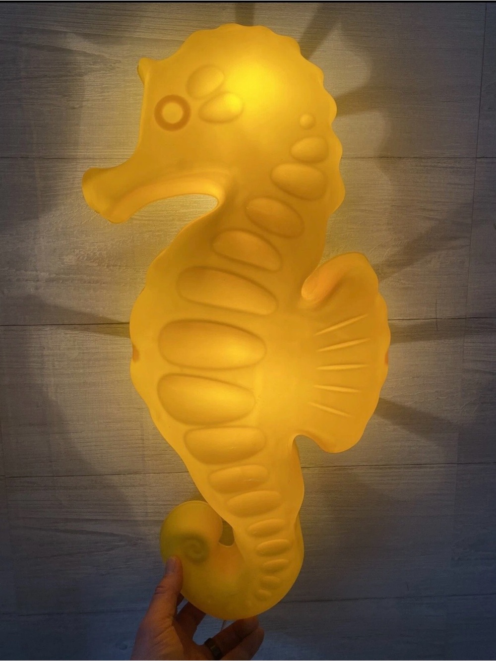 Vintage XL IKEA SMILA SJÖHÄST Seahorse Wall Lamp –  rare find